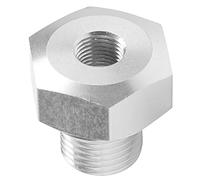 ANGGREK Adattatore 1.5 a 1/8 NPT, Adattatore del Sensore di Pressione Dell'olio per Motore LS LS1 LSX LS3 con Costruzione in Alluminio Leggero