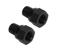 ANGGREK Adattatore per Manometro Olio in Lega di Alluminio 1/8 Pollici | Trasferisce le Letture della Pressione Dell'olio Al Manometro Aftermarket, Filettatura Femmina M10 X 1,0 con Rivestimento
