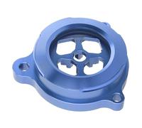 ANGGREK ANGGREK Coperchio Filtro Olio Motore Trasparente, Lega di Alluminio, Design Trasparente, Cappuccio Protettivo per 700 2006-2023 (BLUE) (BLUE) ()