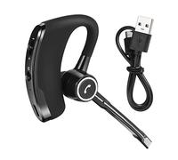 ANGGREK Auricolare con Gancio per l'orecchio, Design Wireless, Vera Connessione Wireless, qualità HiFi, per lo Sport e la Guida