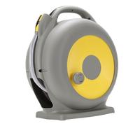 ANGGREK Avvolgitubo da Giardino Retrattile Avvolgitubo in Plastica con Riavvolgimento Automatico 15 M 10 modalità di Spruzzo Stoccaggio Antigroviglio per Irrigazione Lavaggio Auto Bagno