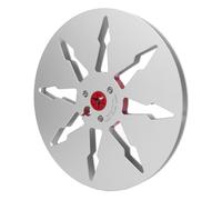 ANGGREK Bobina di Nastro Vuota da 7 Pollici, Bobina Aperta in Alluminio per ReVox Studer, Perfetta per la Registrazione del Suono (SILVER)