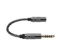 ANGGREK Cavo Adattatore da 4,4 Mm a 3,5 Mm da 4,4 Mm da Maschio Bilanciato a Femmina Stereo da 3,5 Mm con Core in Rame Placcata in Argento Connettori Oro per NW ZX507 DMP Z1 NW ZX300A