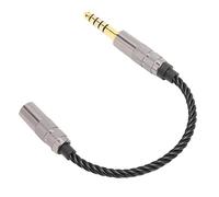 ANGGREK Cavo Adattatore per Cuffie da 4,4 Mm da Maschio Bilanciato a 3,5 Mm Connettore Oro Oro Femminile Oro di Filo Core per NW ZX507 DMP Z1 NW WM1Z