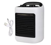 ANGGREK Climatizzatore Portatile Ventilatore, Ventilatore USB da Tavolo 3 Velocità Raffreddamento Rapido 3s 7 Giorni 1° Elettricità Basso Rumore con Ampio Angolo di Ventilazione per