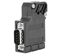 ANGGREK Connettore Bus Profibus, Adattatore Spina DP con Resistenza di Corrispondenza Terminale Integrata per Comunicazione tra PLC e Cavo Profibus, velocità di Trasmissione 12 Mbit