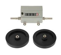 ANGGREK Contatore con Ruota Rotante, Contatore di Lunghezza in Metallo con Display Chiaro, Strumento di Misurazione a 5 Cifre Facile da Usare per Progetti di Tessitura e Pelletteria