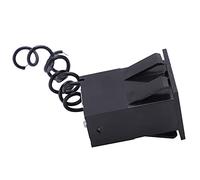 ANGGREK Contatore Elettromagnetico, Contatore Elettronico a Impulsi ABS 6 Cifre HX 06 0-999999, Senza Funzione Reset, Fissaggio a Scatto o a Vite, per Totalizzatore Industriale (24V)