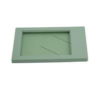 ANGGREK Cornice Rettangolare per Foto Mini in Plastica da 3 Pollici Colore verde avocado Perfetta per la Decorazione della Casa e dell'ufficio