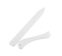 ANGGREK Creaser di Carta Portatili, Strumento di Marcatore di Piega in Plastica, 2 Forme per la Produzione di Carte, Scrapbooking, Rilegatura di Libri e Mestieri