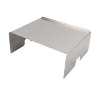 ANGGREK Deflettore di Calore in Acciaio Inossidabile per Deficit di Graffio di Calore Grill per Tex Elite Lil Tex PRO 34 Serie 33.02x27.9x12,7 Cm Grilling Potenziata Easy Installazione Migliore