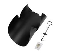 ANGGREK Deterrente per Il Deflettore di Scoiattoli per Il Deflettore di Scoiattoli per Le Mangiatoie per Uccelli Facili da Usare Il Materiale in PVC a Connessione Rapida con Clamp/Holder e Accessori