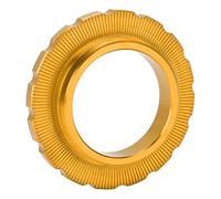 ANGGREK Disco di Blocco Centerlock Freno Freno Blocco in Lega di Chiusura in Alluminio in Alluminio 26mm ID 44mm OD CNC Macchinata per Bici da Montagna Attraverso l'assale con Rilascio Rapido (d'oro)