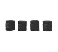 ANGGREK Fasce per Gambe Horse Polo, Bende Protettive in Pile, Comfort e Supporto per Allenamento e Competizione, vestibilità Regolabile 4,3x9,8 Piedi (BLACK)