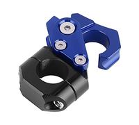 ANGGREK Gancio Portabagagli per Casco Pieghevole Universale, Alluminio Ad Alta densità per Manubrio Moto da 0,86 Pollici, Comodo Spazio per, (BLUE)