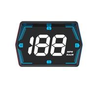 ANGGREK Head Up Display Tachimetro GPS Schermo LED da 3 Pollici con Allarme di velocità Eccessiva per Tutti i Veicoli