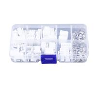ANGGREK Kit Connettore VH3.96 120PCS Passo VH3.96MM Alloggiamento 2P-4P Spina per Presa a Pin Dritti con Morsettiera a Vite per Progetti Fai-te Cablaggi Elettronici