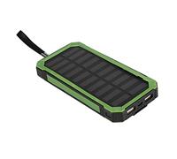 ANGGREK Kit Fai -da -te per la Banca del Caricatore Solare da 20000 MAh con Doppie Porte USB per Campeggio da Viaggio All'aperto (GREEN)