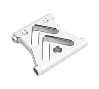 ANGGREK Lega in Alluminio RC Auto Front Beramper Bumper Guard per Veicoli 1/10 con Accessorio per l'aggiornamento Ad Ammortizzazione Anticollisione (Silver)