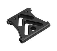 ANGGREK Lega in Alluminio RC Auto Front Beramper Bumper Guard per Veicoli 1/10 con Accessorio per l'aggiornamento Ad Ammortizzazione Anticollisione (Black)