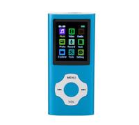 ANGGREK Lettore MP3, Lettore Musicale Portatile HiFi Lossless con Schermo TFT da 1,8 Pollici, Supporta MP3 WAV FLAC, Ideale per lo Sport e l'uso all'aperto (Nessuna memoria)