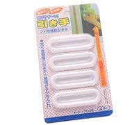 ANGGREK Maniglia Istantanea da 4 Pezzi, Materiale PP, Maniglia Robusta per Cassetto, Facile da Attaccare per Armadi e Finestre