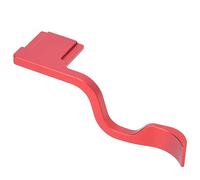 ANGGREK Maniglia per Pollice Hot Shoe, Impugnatura per Fotocamera in Lega di Alluminio per A7M2 M3 A7R2 R3 A9, Design Ergonomico, Montaggio a Scatto (rosso)