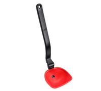 ANGGREK Mestolo da in Plastica, Cucchiaio Raschiante Resistente Al Calore | Utensile da Multiuso, Manico Ergonomico, Le Gocce Restano Sul Bordo della Pentola, Leggero 3,07 Oz, Foro per Riporlo