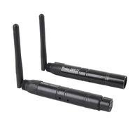ANGGREK Microfono DJ Wireless Trasmettitore e Ricevitore 126 Salti di Frequenza 400m Lunga Distanza Luci LED per Palco Feste Stadi Interni e Studio Spina Europea