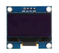 ANGGREK Modulo Display OLED 1,3 Pollici Componente Elettronico Fai - -te IIic I2C 128x64 Testo Bianco Emissiva con Sh1106 Driver IC per Dispositivi MP3 Smart Health