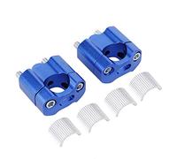 ANGGREK Motore ROUSHBAR RISERS 1 Coppia CNC Adattatore di Montaggio per Manubrio in Lega CNC Adattatore Easy Installazione Design Compatibilità Multipli 22 mm-28 mm con Lega Ad Alta Resistenza (#5)