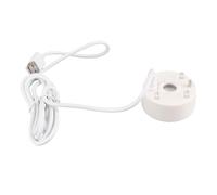 ANGGREK Nebulizzatore Ad Ultrasuoni, Nebulizzatore d'Acqua da 400 Ml/Ora con 4 Luci a LED Che Cambiano Colore per Decorazioni di Halloween per Acquari da Laghetto e Fontana per Interni (White)