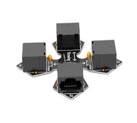 ANGGREK Network Packet Tap, Throwing Star LAN Tap per 10BASE-T 100BASE-TX | Monitor Ethernet Passivo, Senza Alimentazione, Costruzione PCB, Compatibile con Tcpdump/Wireshark, Monitoraggio IPTV.
