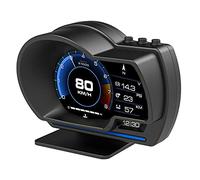 ANGGREK OBD2 Multifunzione Gauge Auto HUD Tachimetro con 2020 Aggiornato LED Colore Modalità Fai Te per Auto Camion
