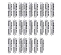 ANGGREK Permesse Bigotti per Capelli 25 Pcs Clamp/Holder per Rulli di Plastica per la Radice di Capelli Volumizzanti con Pellicola di Professionali Facili Usare