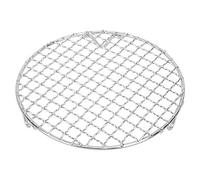 ANGGREK Piatto di Cottura in Acciaio Inossidabile Grill Griglie a Rete da 7,1 Pollici BBQ a Vapore Net con Distribuzione Uniforme del Calore per Riunioni Familiari per Picnic Campeggio