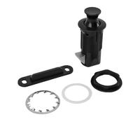ANGGREK Push to Apry Armadiet Blocco Blocco Cassetto con Robusto Materiale in Lega di Zinco ABS per Mobili Mobili per Senza Perforazione Non è Necessaria una Perforazione (BLACK)