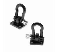 ANGGREK RC Blocco Fermo Alta Qualità Fermo Blocco Resistenza Cuscinetto Forte per Parti di Sostituzione Auto RC Arrampicata Crawler Rosso 4PCS (BLACK)