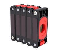 ANGGREK Righello Pieghevole Multiangolo, Materiale ABS, 5 Magneti per l'uso a Mani Libere, 4 Tubi a per Misurazioni Accurate Nella Lavorazione del Legno