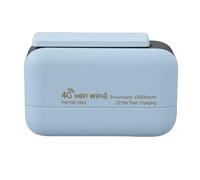 ANGGREK Router WiFi 4G, Hotspot Portatile Wireless con Power Bank da 10000mAh per Internet da Viaggio e All’aperto