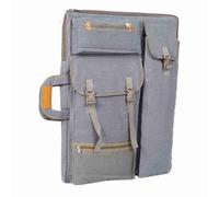 ANGGREK Sacca per Sketch Borse per la Borsa di Pittura della Tavola con Cinghia Regolabile Grande Archivio per Tavolo da Disegno 4k 66 X 50 Cm (Grey)