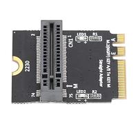 ANGGREK Scheda Adattatore NVME SSD M.2 Key A-E Convertitore per Installazione Verticale Tipo 2280 per stabilità e Prestazioni Migliorate