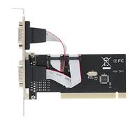 ANGGREK Scheda PCI a Doppia Seriale, Adattatore di Estensione a 2 Porte per Desktop, Trasferimento Dati da 1 MB, per Dispositivi