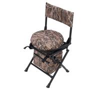 ANGGREK Sedia da Pesca Girevole a 360 Gradi Sedia da Campeggio Portatile con Tessuto Oxford 600D per attivit¨¤ all'aperto di Osservazione della Fauna Selvatica Picnic