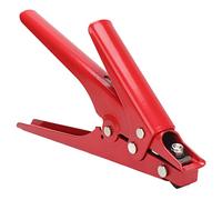 ANGGREK Strumento per Fascette Nylon Pistola per Fascette Strumento di Fissaggio e Taglio con Tensione Regolabile per Fascette 2,3-9,5 Mm Lavori Elettrici Costruzione (rosso)
