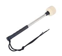 ANGGREK Tamburo Bassino Tamburo Battitore di Bassing con Lana Inoltra Inolio in Acciaio Inossidabile Manico in Gomma Anti-slip per Accessori a Percussione a Fascia in Marcia