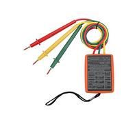ANGGREK Tester Digitale di Rotazione di Fase SM852B, Struttura in ABS, Indicatore Preciso di Sequenza Trifase, 60-600 V per Elettricisti e Tecnici