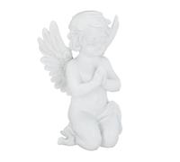 Angioletto decorativo da giardino Statua commemorativa Resistente Bianco