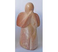 Angioletto in pietra ollare, altezza ca. 8 cm