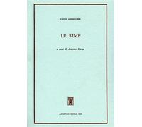 Angiolieri,Cecco. - Le Rime.